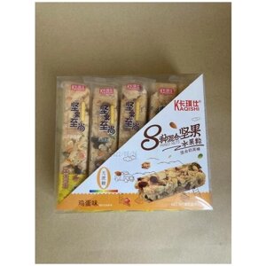 Китайские батончики Шакима без сахара, с 8 видами орехов (10 штук)