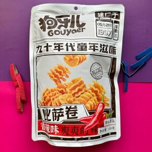 Китайские чипсы со вкусом перца чили 188 гр