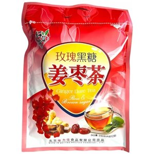 Китайский лечебный чай Бабао имбирь финик / 240 гр / 12 пакетиков