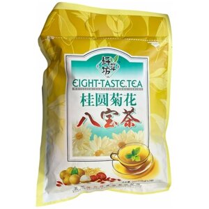 Китайский лечебный чай Бабао лонган и хризантема / 240 гр / 12 пакетиков