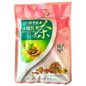 Китайский лечебный чай Бабао роза / 240 гр / 12 пакетиков