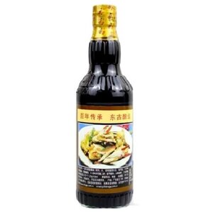 Китайский темный соевый соус со вкусом морепродуктов, Донгу , 500мл