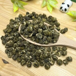 Китайский жасминовый чай без добавок Хуа Лун Чжу (Жасминовый скрученный чай) Полезный чай / HEALTHY TEA, 900 г