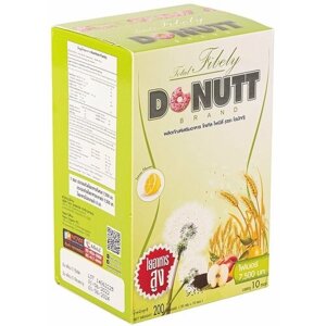 Клетчатка растительная для приготовления детокс-напитка Donutt Brand, упаковка 10 пакетиков по 20 гр