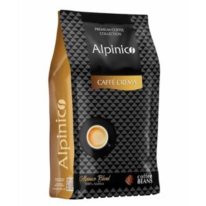 Кофе Alpinico Caffe Crema 100% арабика в зернах 1кг 1791327 CREMA1000
