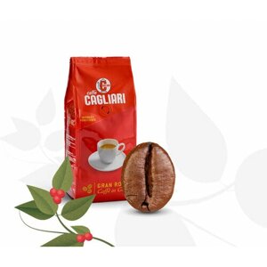 Кофе CAGLIARI в зернах Gran Rossa (Италия), 1 кг