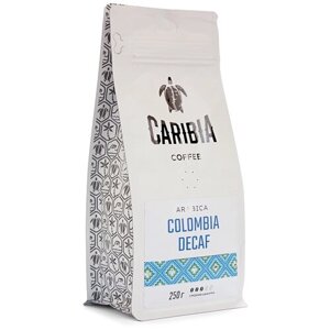 Кофе Caribia «Arabica Colombia Decaf» в зёрнах 250 г