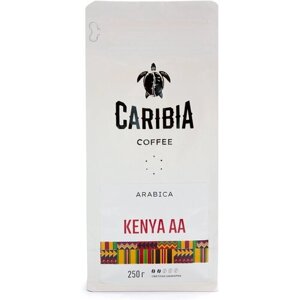 Кофе CARIBIA Arabica Kenia зерно, 250г