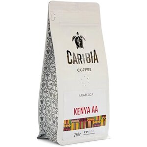 Кофе Caribia Kenya AA Arabica в зёрнах 250 г