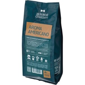 Кофе Деловой стандарт Aroma Americano молотый натуральный жареный, 250г 1703034