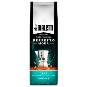 Кофе молотый Bialetti Perfetto Moka Deca, 250 г, мягкая упаковка