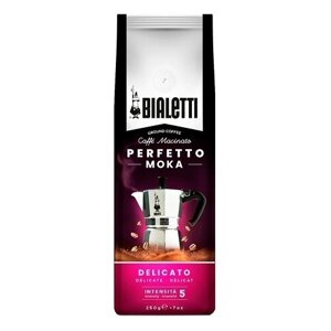 Кофе молотый Bialetti Perfetto Moka Delicato, 250 г, мягкая упаковка