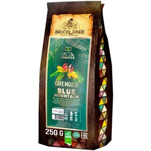 Кофе молотый Broceliande Jamaica Blue Mountain, 250 г, мягкая упаковка