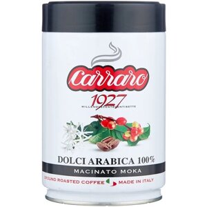 Кофе молотый Carraro Dolci Arabica, 250 г