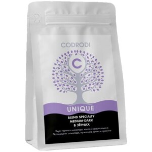 Кофе молотый Codrodi Blend Specialty UNIQUE (Эфиопия/Колумбия/Уганда) 250 гр