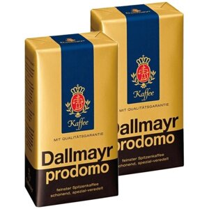 Кофе молотый Dallmayr Prodomo вакуумная упаковка, 250 г, вакуумная упаковка, 2 уп.