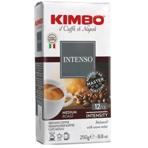 Кофе молотый Kimbo Aroma Intenso, 250 г, вакуумная упаковка