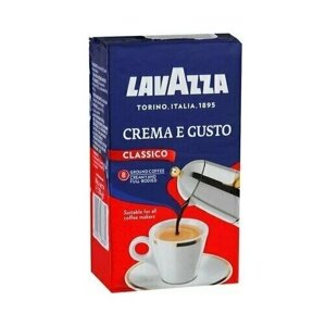 Кофе молотый Lavazza Crema e Gusto Classico 250 г (вакуумная упаковка), 204723
