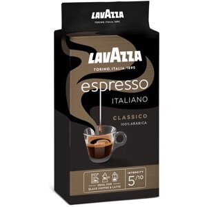 Кофе молотый Lavazza Espresso Italiano Classico вакуумная упаковка, 250 г, вакуумная упаковка