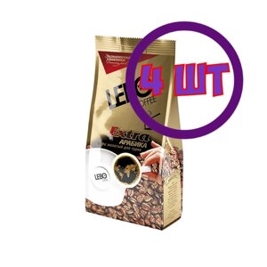 Кофе молотый LEBO Extra Арабика, для турки, м/у, 200г (комплект 4 шт.) 6001194