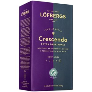 Кофе молотый Lofbergs Crescendo, 500 г, мягкая упаковка