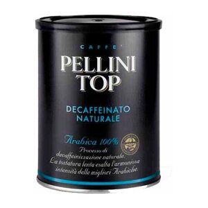 Кофе молотый Pellini Decaffeinato, 250 г, металлическая банка