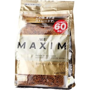 Кофе растворимый AGF Maxim, мягкая упаковка, 120 г