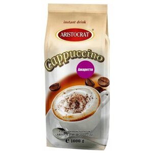 Кофе растворимый Aristocrat Капучино Амаретто, пакет, 1000 г