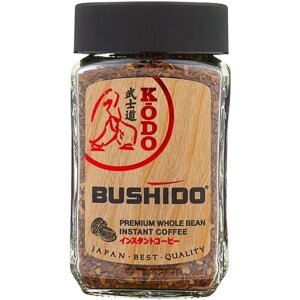 Кофе растворимый Bushido Kodo с молотым кофе, 95 г, 9 уп.