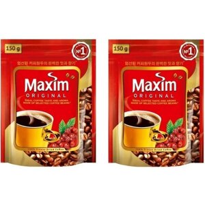 Кофе растворимый Maxim Original натуральный сублимированный, 2шт по 150 гр