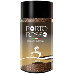 Кофе растворимый Porto Rosso Oro, стеклянная банка, 90 г