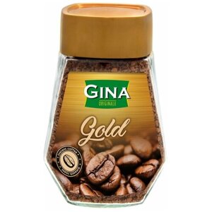 Кофе растворимый сублимированный Gina Gold, 100 г