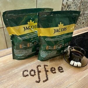 Кофе растворимый, сублимированный, натуральный JACOBS MONARCH (Жакоб Монарх) с арабикой и робустой, без ароматизаторов и добавок, в трехслойном пакете 500 гр. 2 пакета