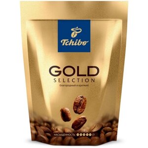 Кофе растворимый Tchibo Gold Selection, пакет, 150 г, 12 уп.