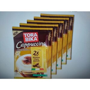 Кофе растворимый Torabika Cappuccino с шоколадной крошкой 5 пакетиков по 25,5г Индонезия