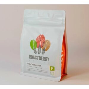 Кофе "Roastberry" колумбия INZA, упаковка 200 грамм/ 100% арабика/ Средняя обжарка
