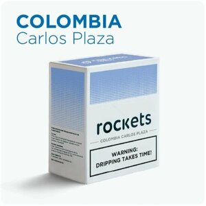 Кофе в дрип-пакетах rockets. coffee, Colombia Carlos Plaza, в упаковке 6 штук