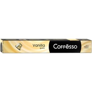 Кофе в капсулах Coffesso Vanilla, интенсивность 6, 10 шт