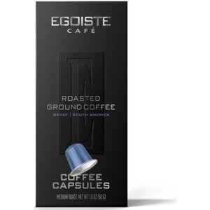 Кофе в капсулах Egoiste DECAF 10 капсул по 5 г (для кофемашин формата Nespresso)