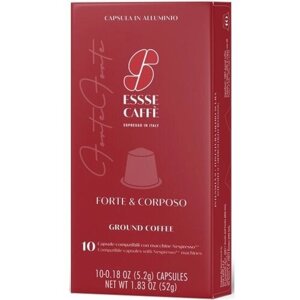 Кофе в капсулах Essse Caffe FORTE CORPOSO (форте корпозо) 10 шт (для кофемашин Nespresso)