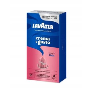 Кофе в капсулах Lavazza Crema e Gusto Dolce, фундук, интенсивность 10, 10 порций, 10 кап. в уп.