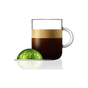 Кофе в капсулах, Nespresso, Vertuo PERU ORGANIC, натуральный, молотый кофе в капсулах, для капсульных кофемашин, оригинал, 10шт