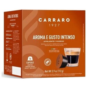 Кофе в капсулах системы Dolce Gusto Carraro Aroma e Gusto Intenso 16 шт.