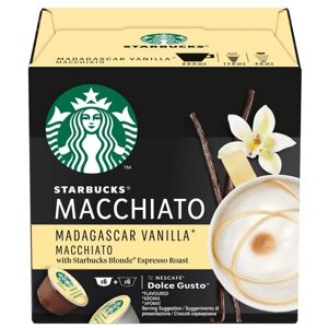 Кофе в капсулах Starbucks Vanilla Macchiato для Dolce Gusto, 12 кап. в уп.