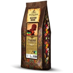 Кофе в зернах Broceliande Ethiopia Yirgacheffe Organic Coffee, кофе, цитрус, средняя обжарка, 1 кг