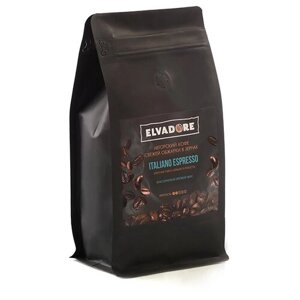 Кофе в зернах ELVADORE Italiano Espresso 1000г, свежая обжарка