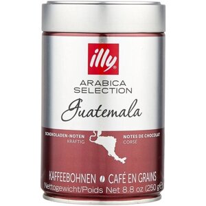 Кофе в зернах Illy Гватемала, карамель, мед, 250 г