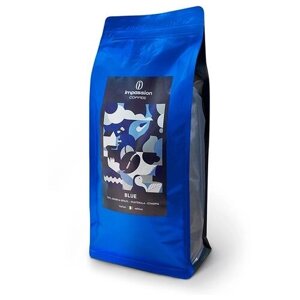 Кофе в зернах Impassion Blue Espresso, шоколад, фрукты, 1 кг