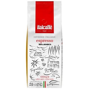 Кофе в зернах Italcaffe Espresso 100% Arabica, фрукты, кофе, 1 кг