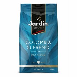 Кофе в зернах Jardin Colombia Supremo 1кг 1шт